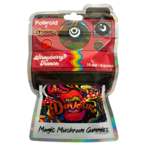 Polaroid x Devour 5g Magic Mushroom Gummies – Strawberry France
