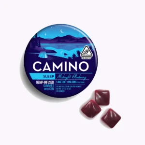 Camino Midnight Blueberry High Dose Gummies