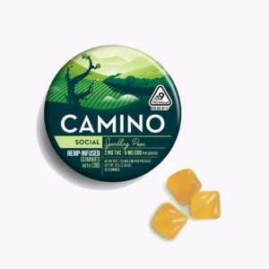 Camino Sparkling Pear CBD Gummies