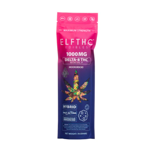 ELF THC Delta 8 + THCP Gummy Moon Rocks – 1000MG Hybrid