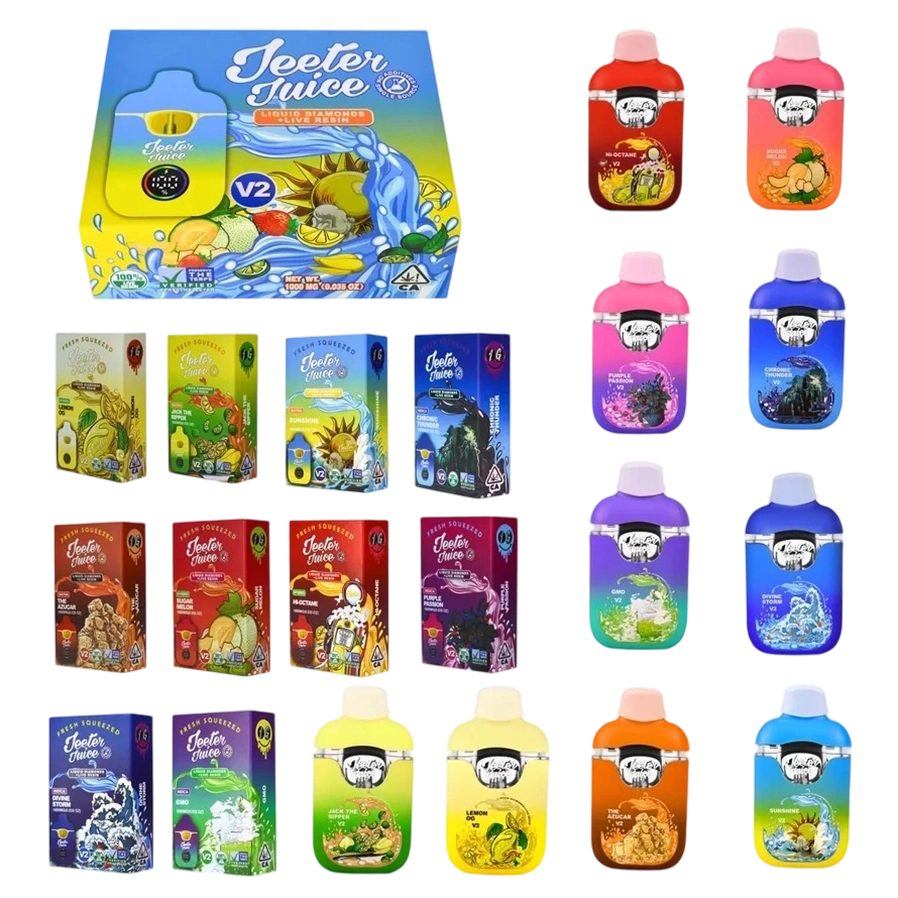 BULK CHEAP EMPTY JEETER JUICE VAPES 2ML (EMPTY VAPE)