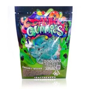 Dank Green Apple Gummies 500MG thc
