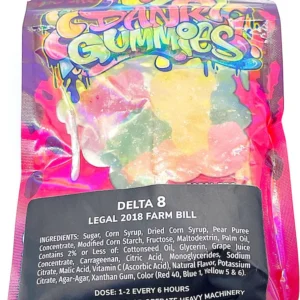 Dank Gummies Pink Bears 500MG Thc