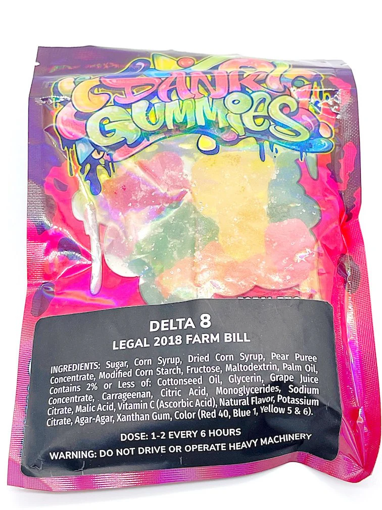 Dank Gummies Pink Bears 500MG Thc