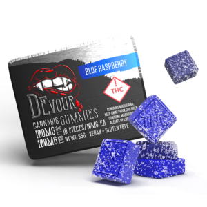 Blue Raspberry 1:1 THC/CBD Gummies